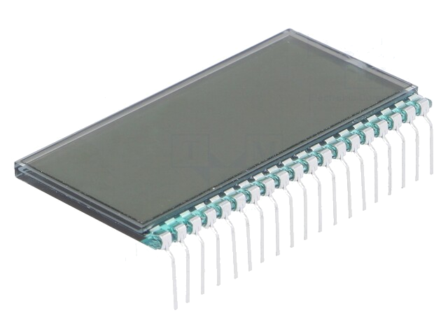 Display: LCD; 7-segment; STN Positive; A.cijfers: 4; 49x25,5x1,1mm Display: LCD; 7-segment; STN Positive; A.cijfers: 4; 49x25,5x1,1mm